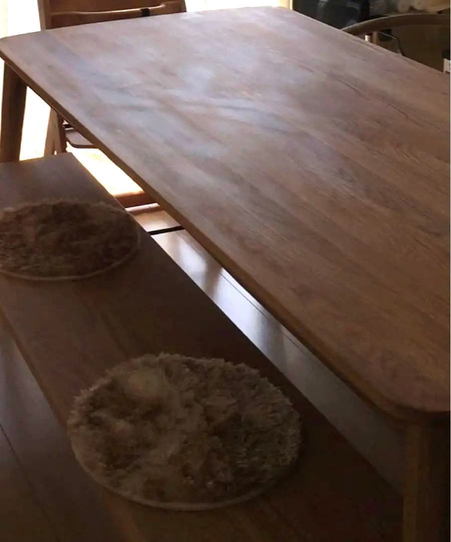 ダイニングテーブル　木目　幅180cm