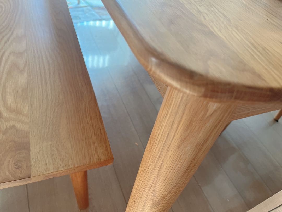 ダイニングテーブル　木目　幅180cm