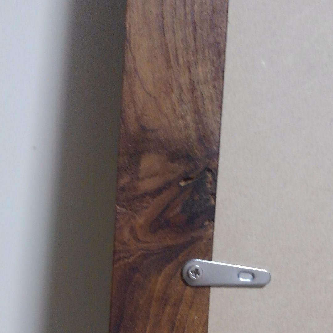 階段型面取り　B3 チーク無垢材　額縁　アクリル ポスターフレーム