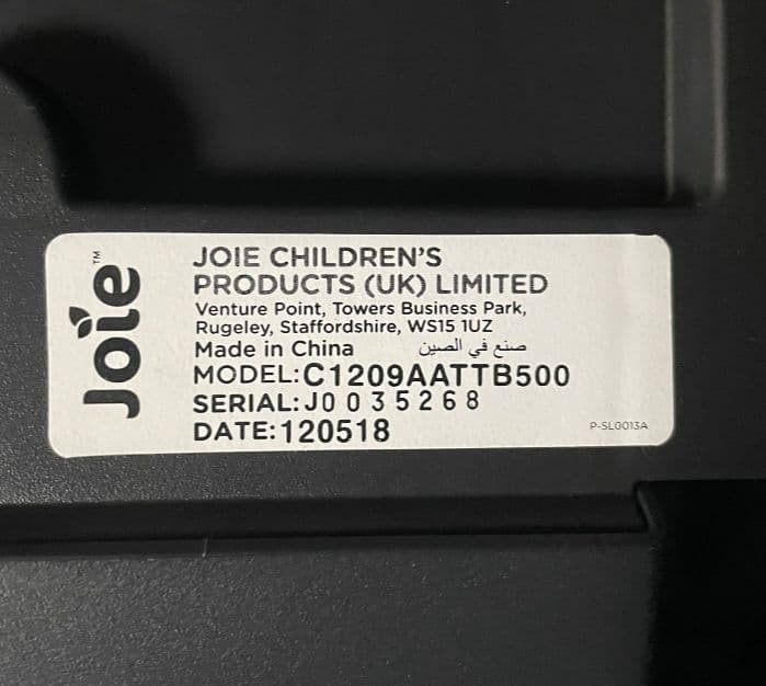 Joie チャイルドシート every　Stage　エブリー　ステージ