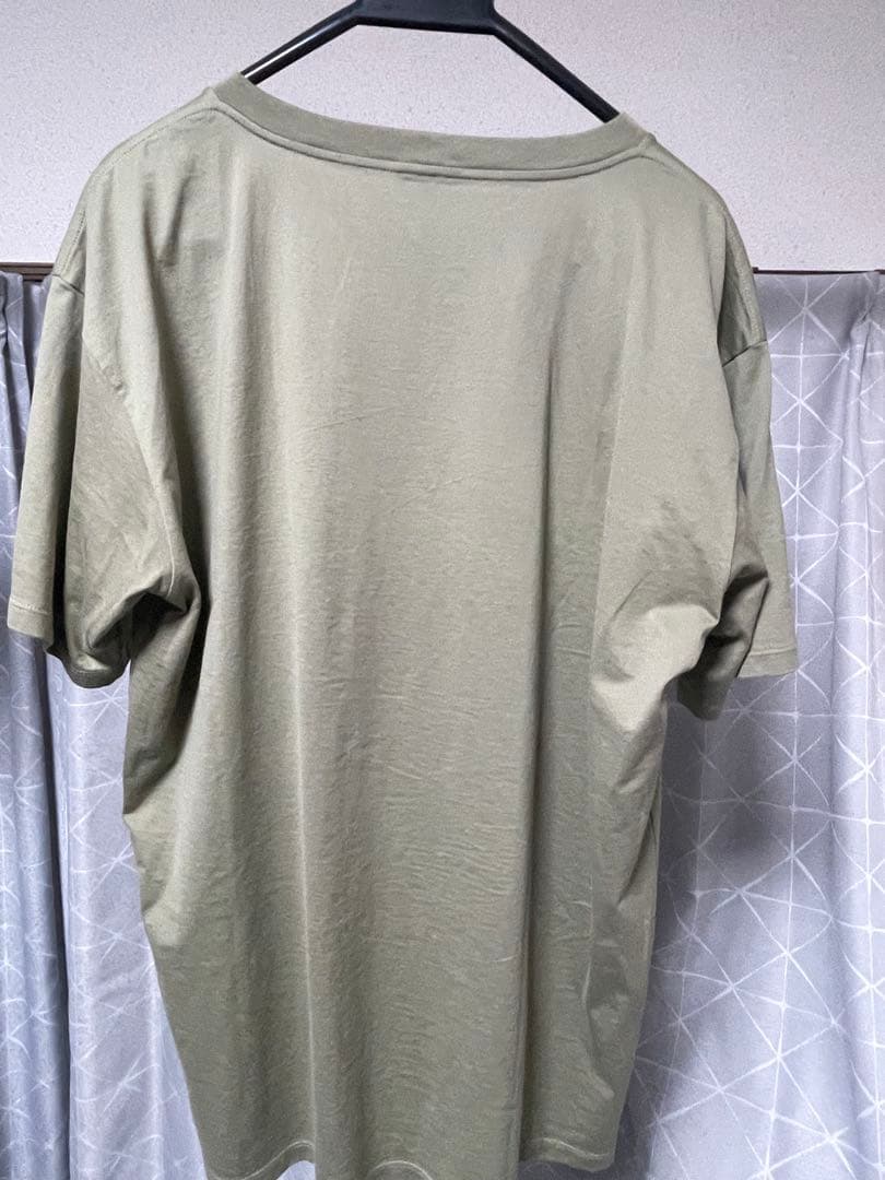 CELINE セリーヌ ロゴTシャツ カーキ Mサイズ 半袖