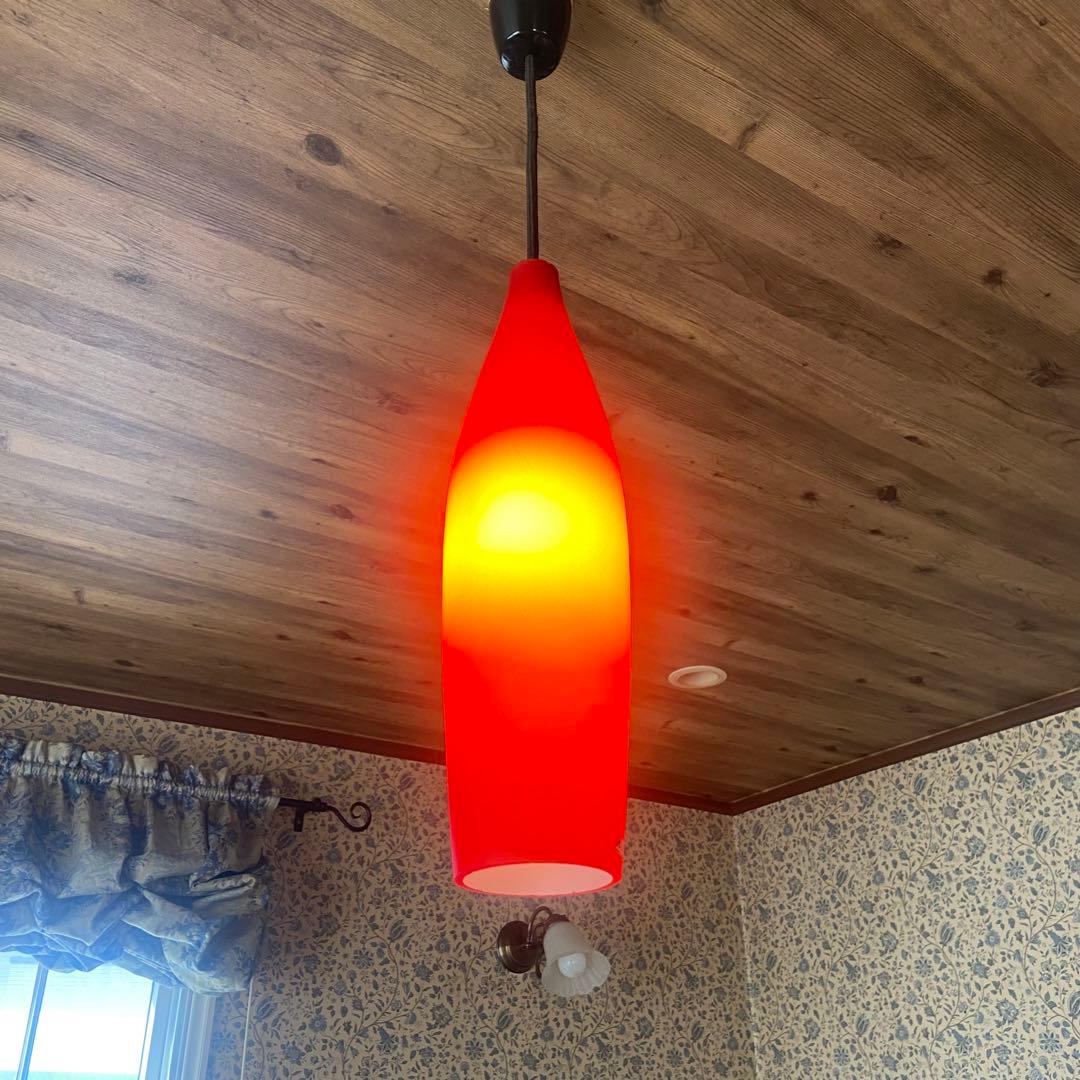 スペースエイジ　天井照明　ペンダントライト　三菱電機　ミッドセンチュリー