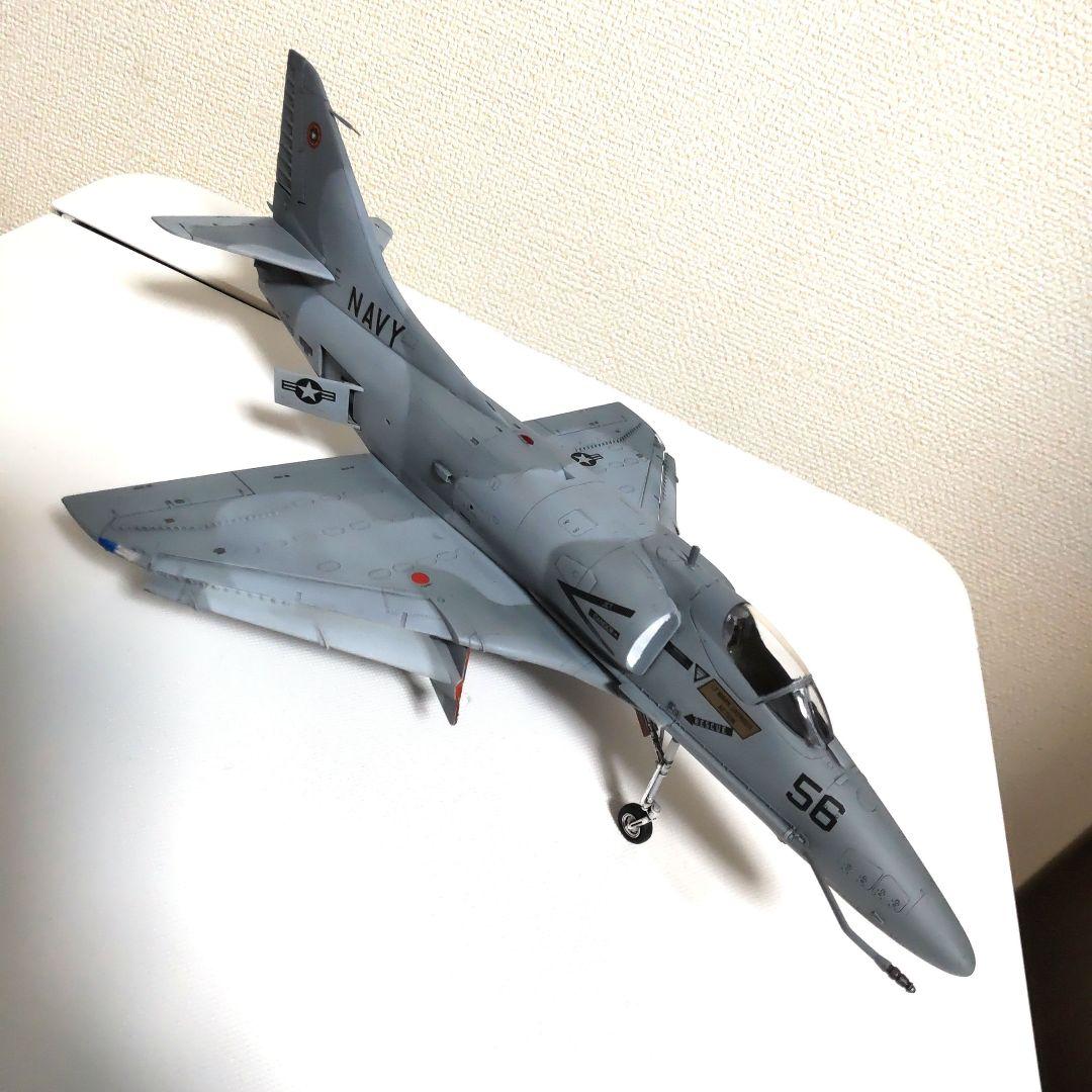 戦闘機プラモデル完成品ハセガワ1/48A−4スカイホーク　トップガン