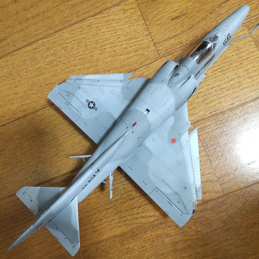 戦闘機プラモデル完成品ハセガワ1/48A−4スカイホーク　トップガン