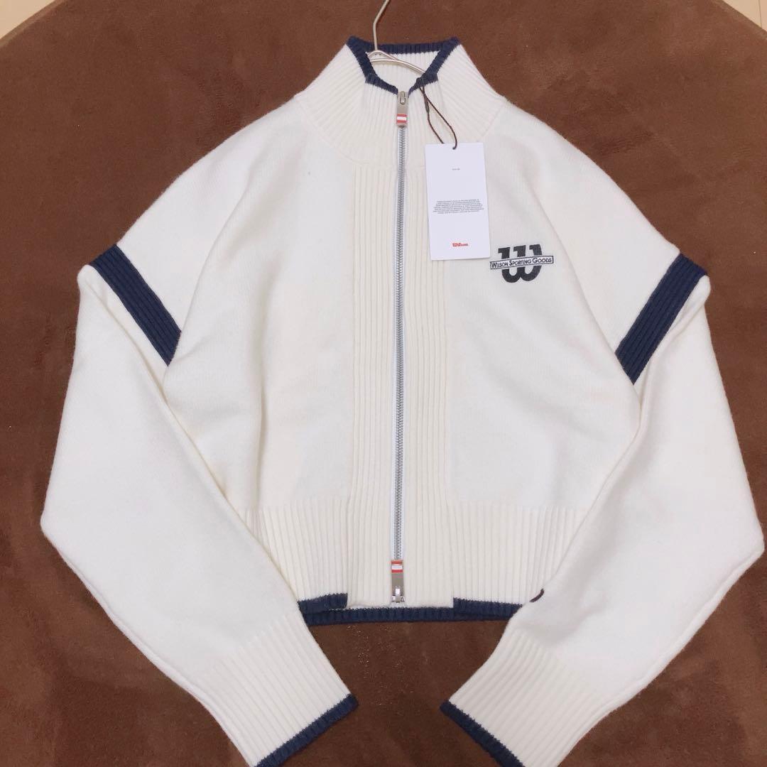 タグ付き新品　ウィルソン⭕️ジップフロント クラブ セーター　XS 25300円