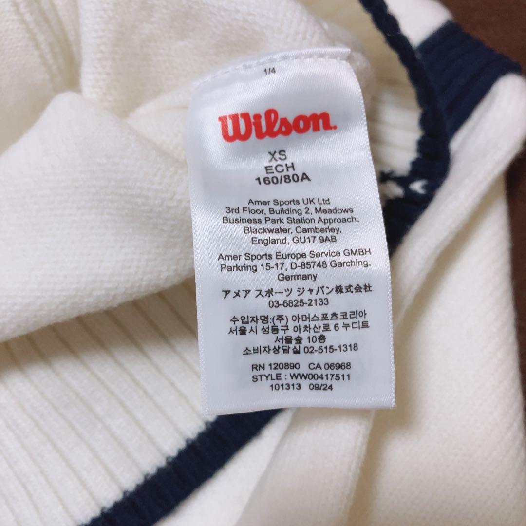 タグ付き新品　ウィルソン⭕️ジップフロント クラブ セーター　XS 25300円
