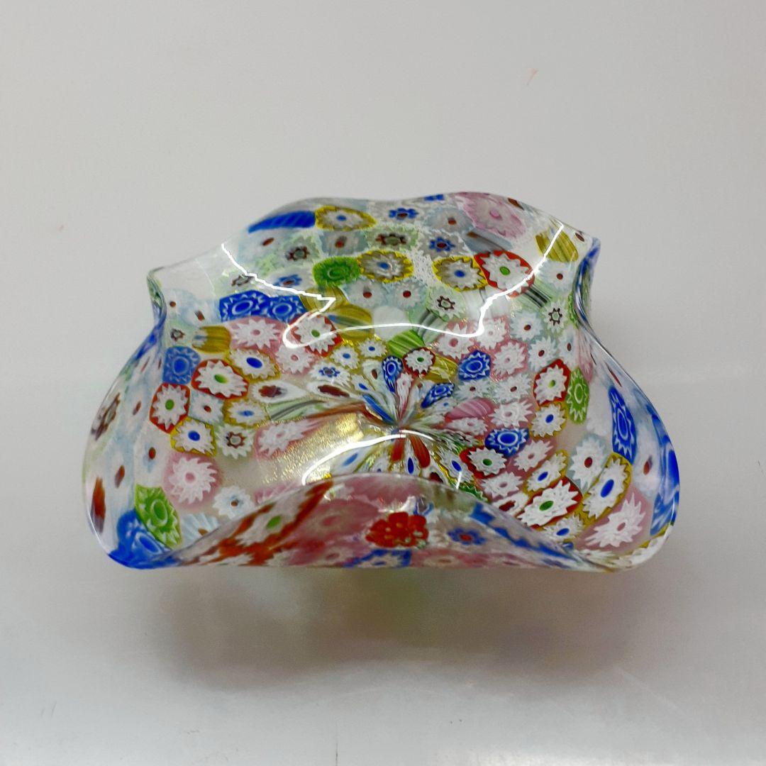 MURANO ムラノ 金彩 ミルフィオリ お碗 皿