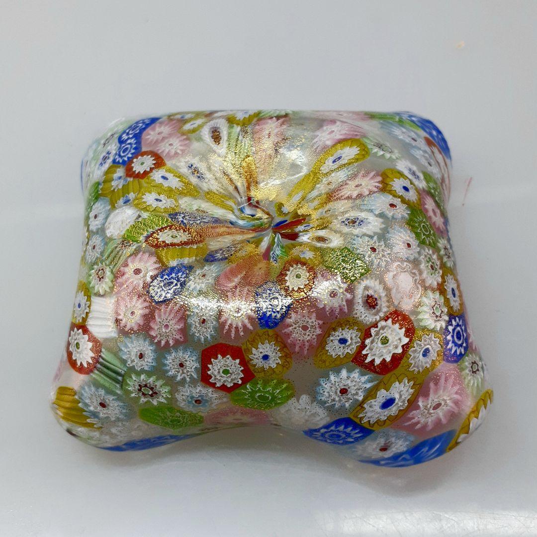 MURANO ムラノ 金彩 ミルフィオリ お碗 皿
