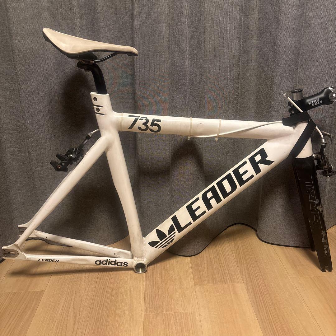 LEADER 735 ピストバイクフレーム ホワイト