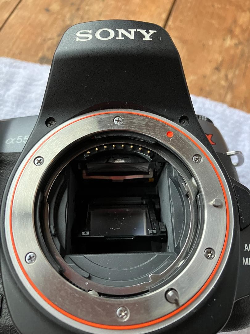 ソニーデジタル一眼レフカメラ　α550　DSLR-A550　ジャンク扱いで