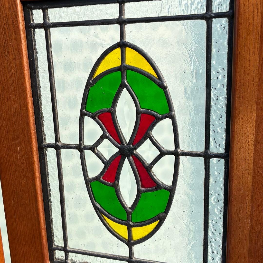 ステンドグラス　パーテーション　無垢.