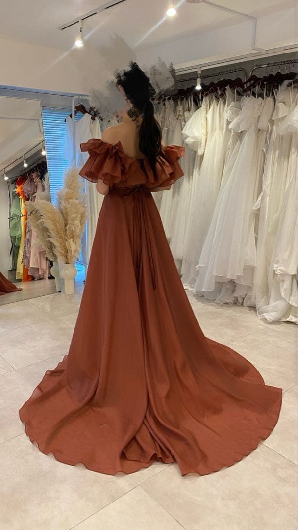 ウェディング　テラコッタ　THE URBAN BLANCHE S カラードレス