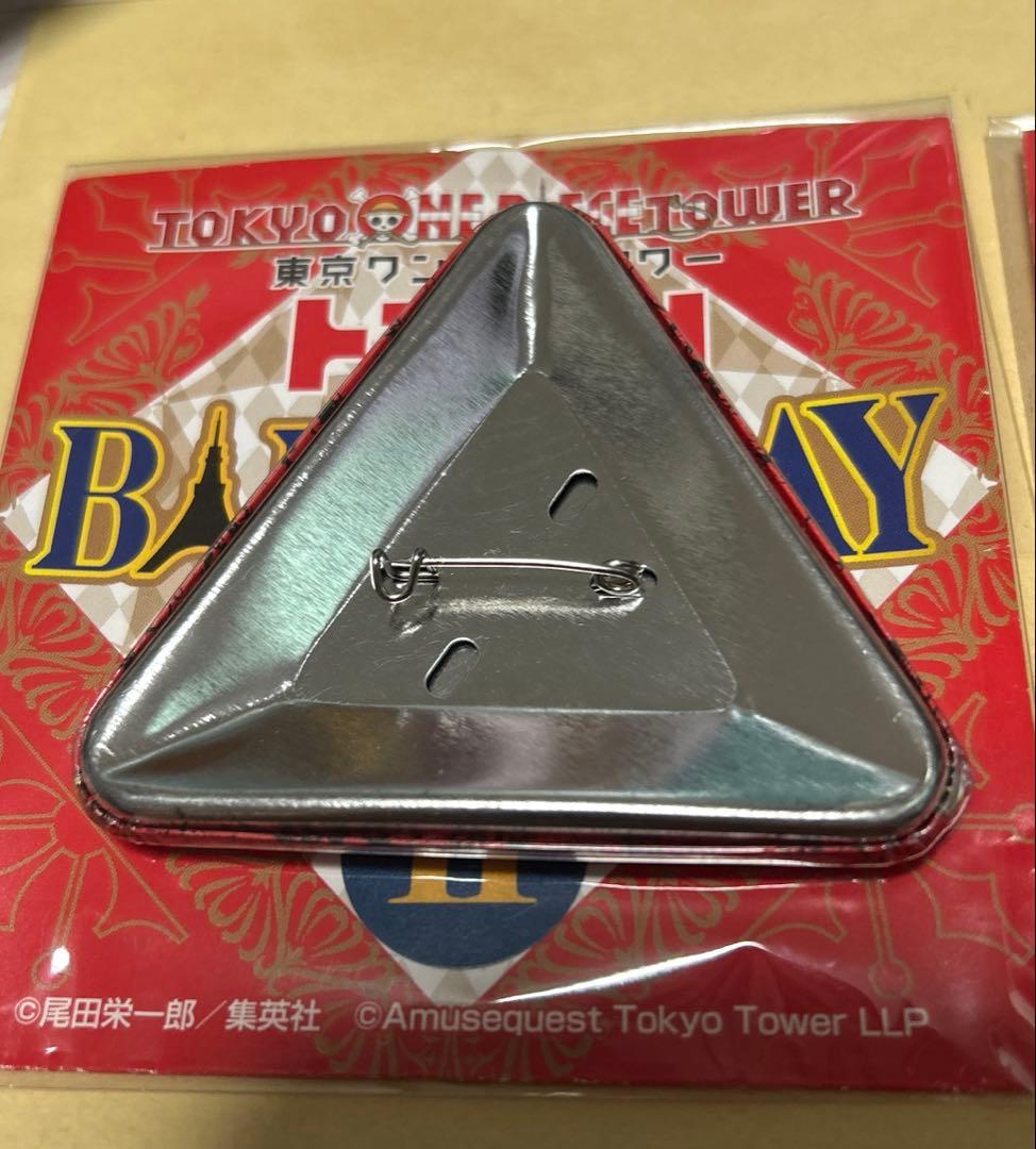 あ*た様 ONE PIECE 東京タワー限定　トンガリBD缶バッジ ゾロ　リュー