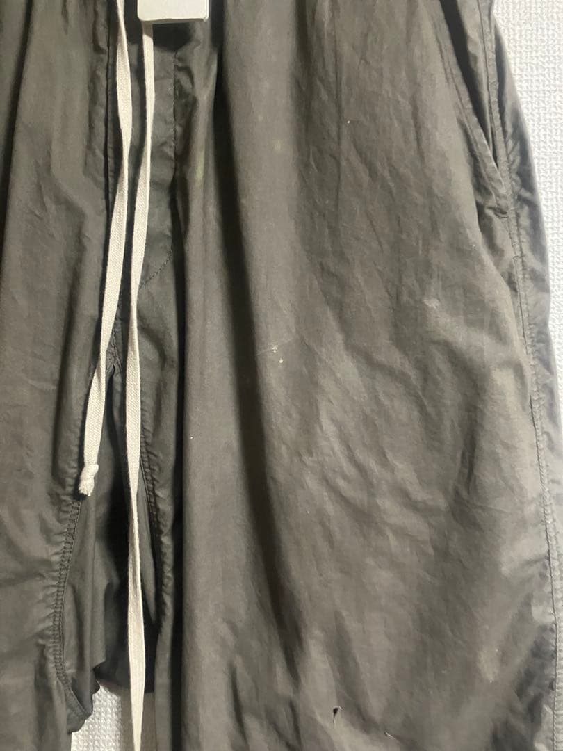 rickowens クロップドサルエルパンツ　ダークダスト