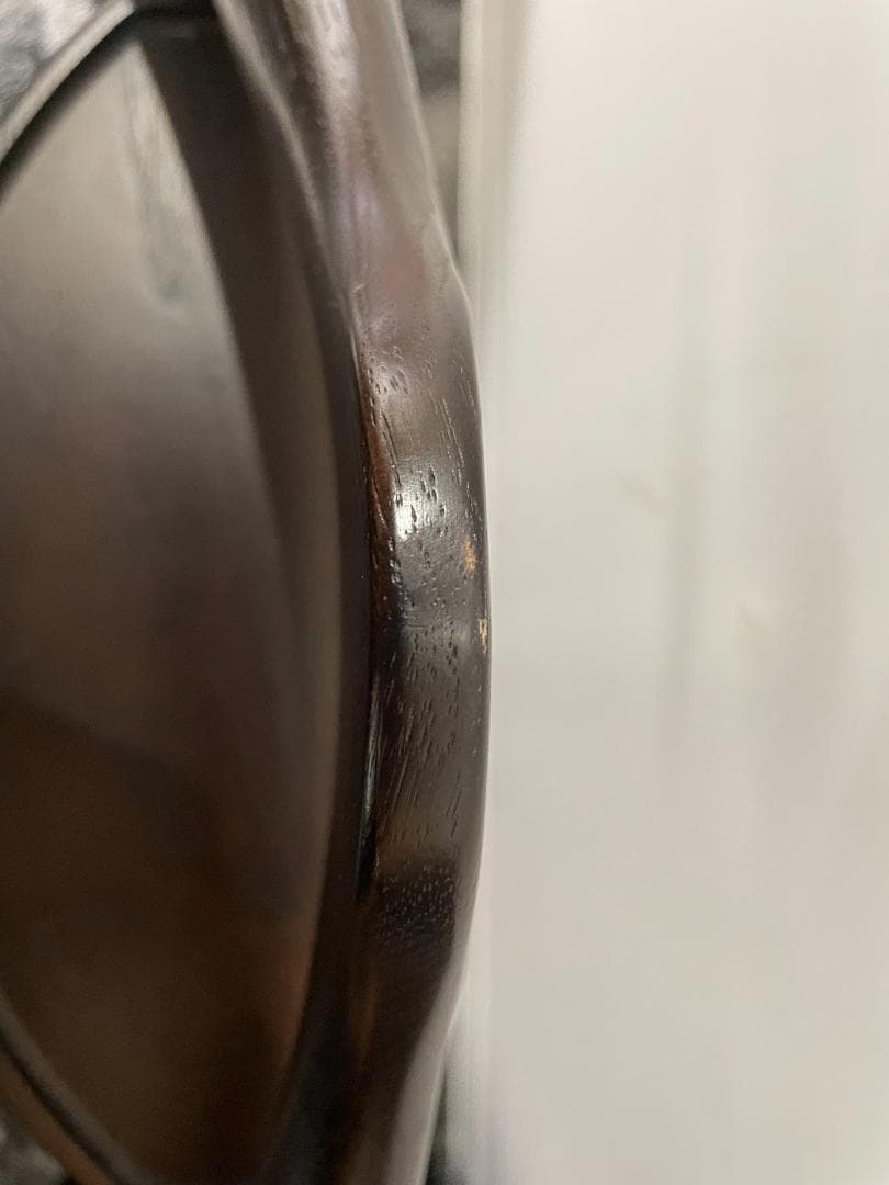 【美品】旭川家具 カンディハウス 小物置き付き ハンガースタンド/コートハンガー