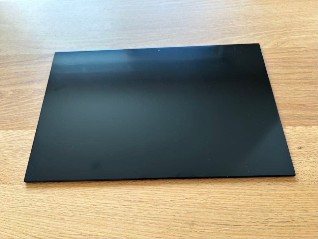 【中古品】茶道具薄板（花入用敷板・花台）本漆三枚組敷板 （矢筈・角蛤・丸蛤)