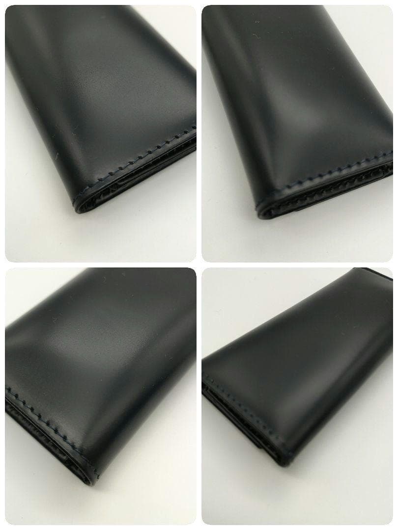 エッティンガー キーケース レザー　ブラック イエロー箱 ケアカード