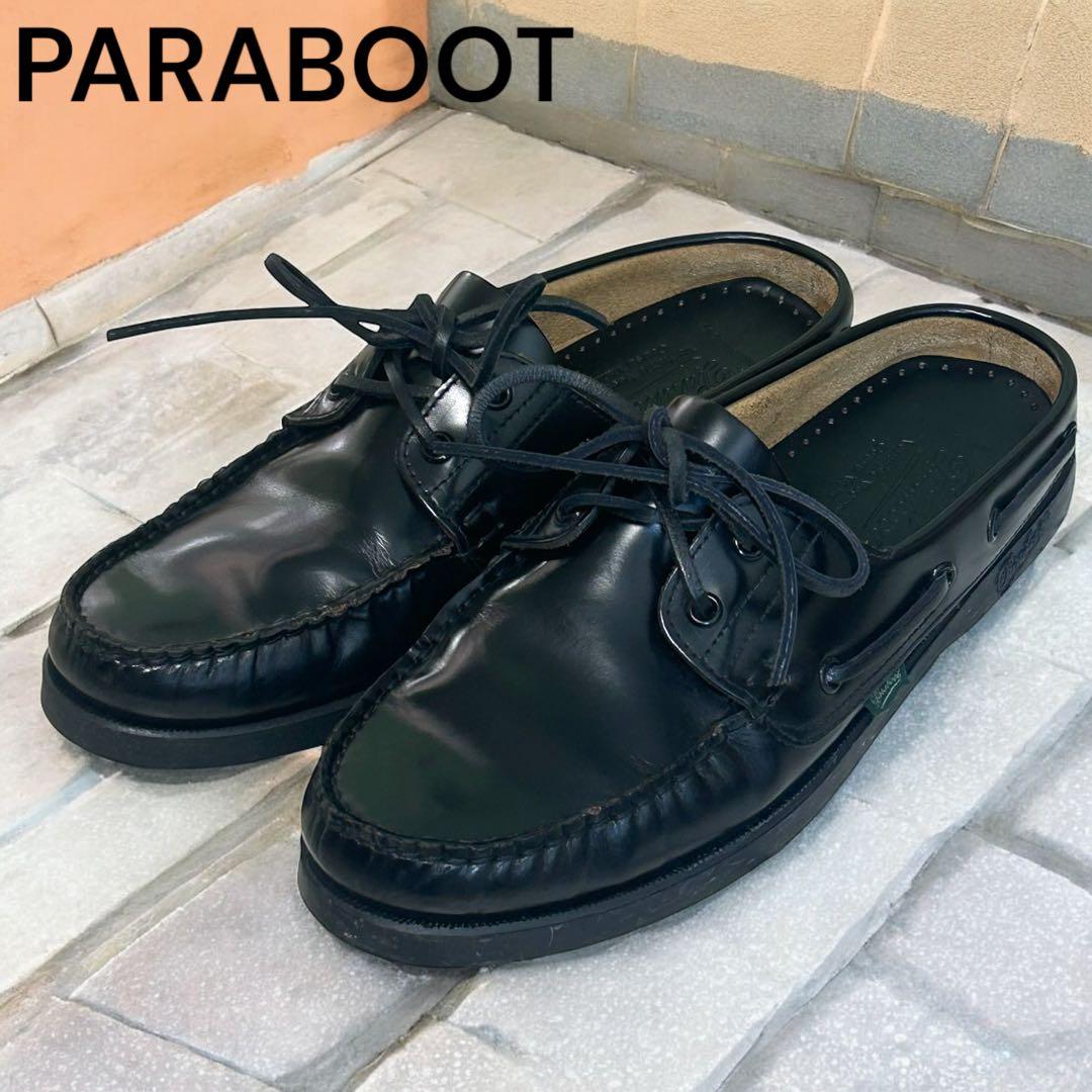 Yuzo Yamagami パラブーツ CORDA レザースリッパ