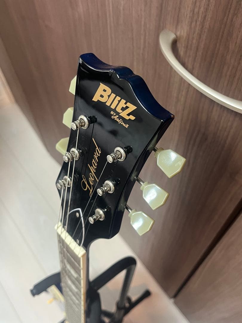 【動作確認済み】Blitz レスポール エレキギター ブルー