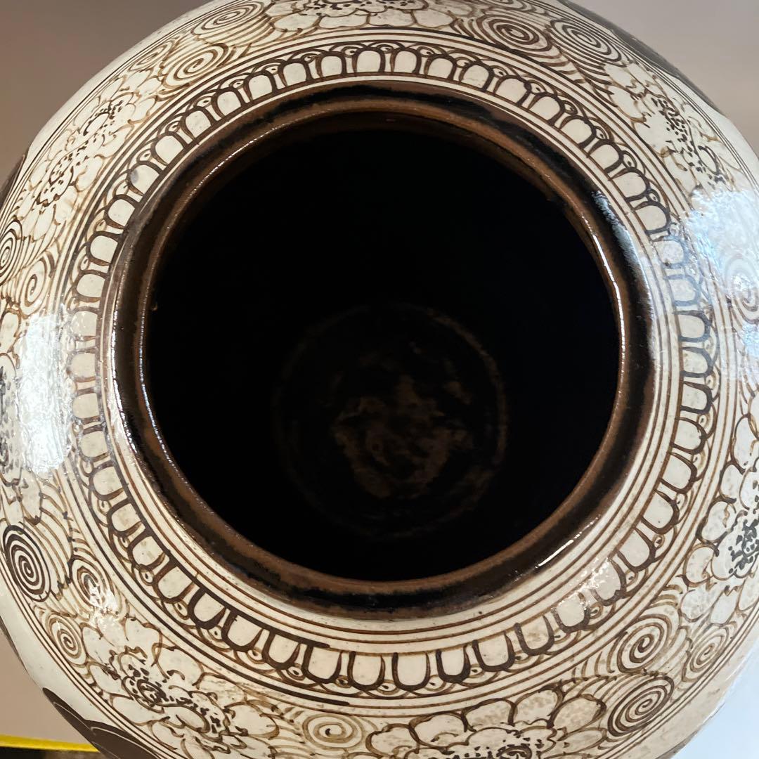 中国美術　唐物　鳳凰大壺