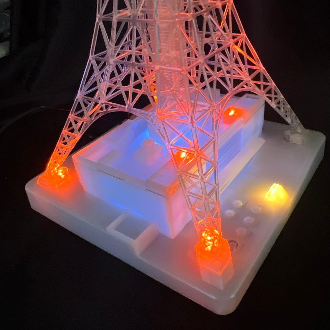 セガトイズ　東京タワー2007 オブジェ　1/500 クリスタルバージョン