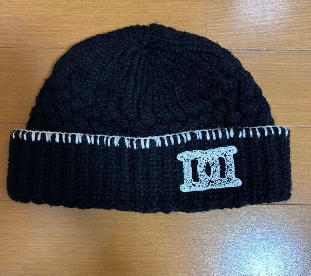 最終お値下げ‼️ダーリッチ DDロゴバスケットニットビーニー ブラック