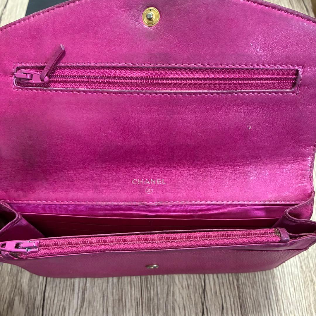 CHANEL 二つ折り財布