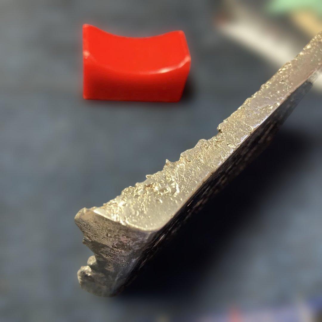 \(//∇//)\…世界に一つだけのオリジナル銀塊だょぉ〜銀製作…パート2