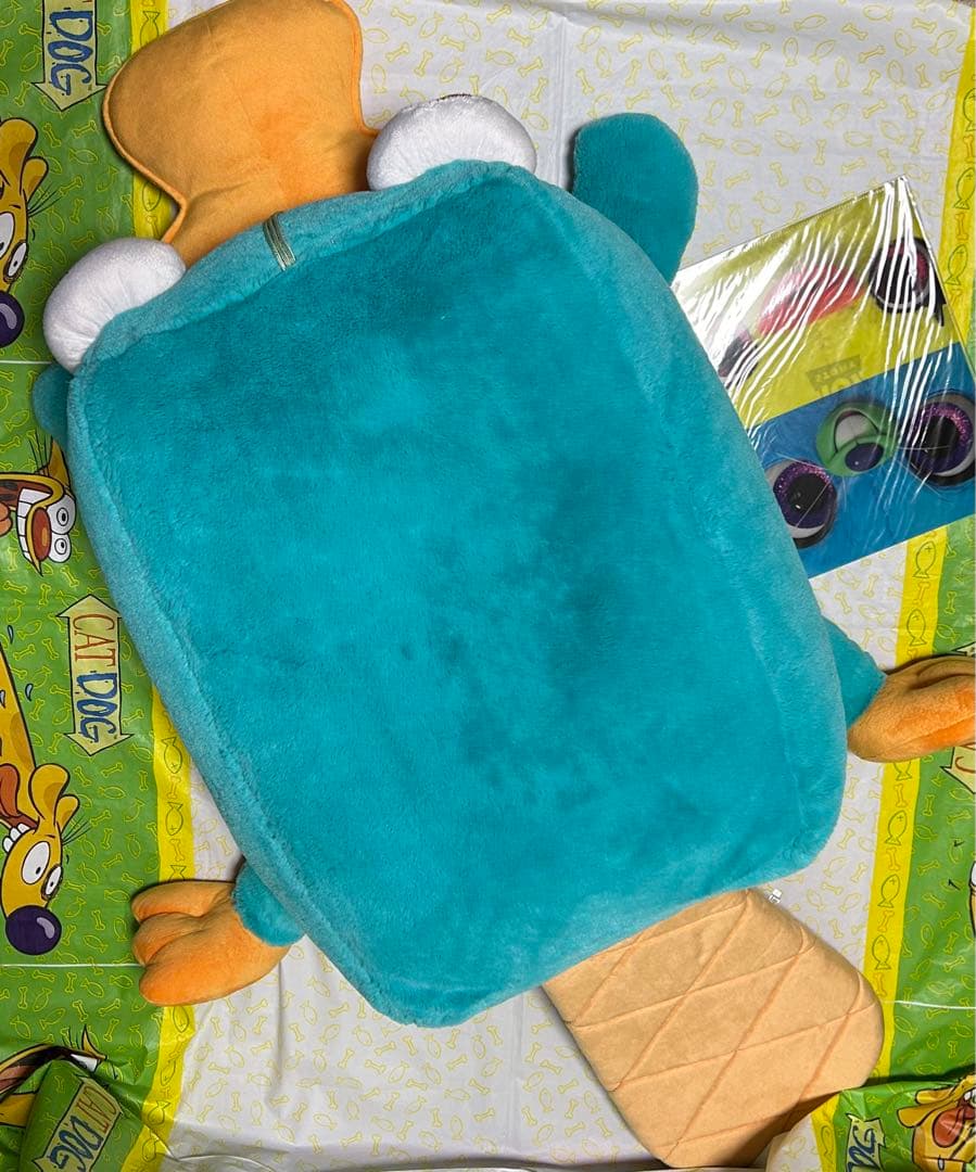 おまけ付き！ カモノハシペリー 特大 クッション スツール