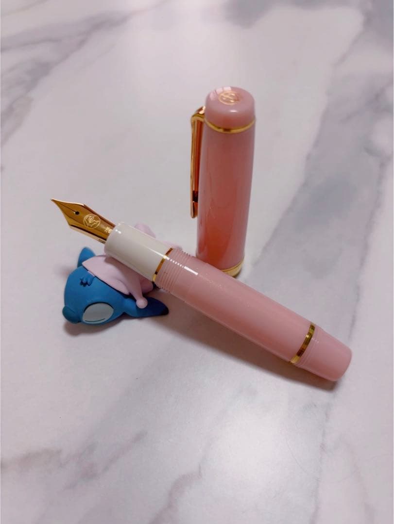 ペントノートオリジナル万年筆　ゆきのしたでミニ　中字