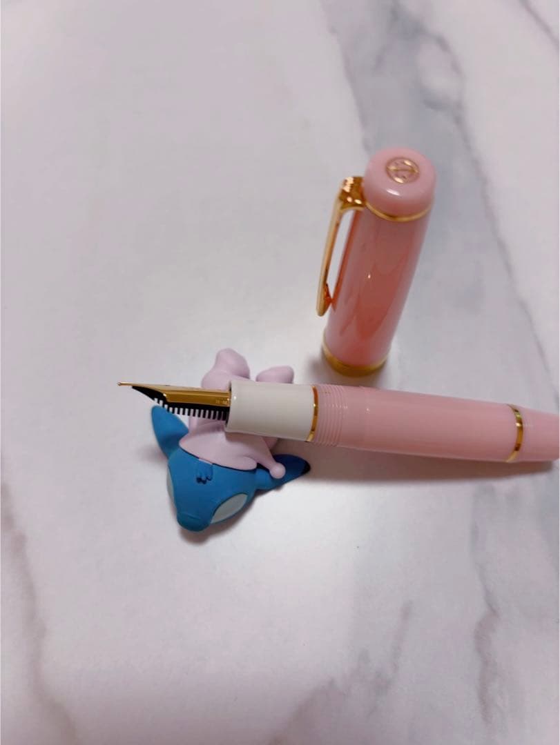 ペントノートオリジナル万年筆　ゆきのしたでミニ　中字