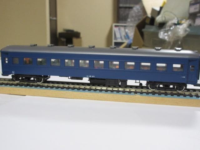 国鉄 オハ35系客車(座席車) 4両セット (ブルー) HOゲージ　未走行車