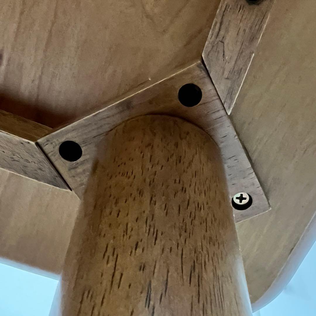 ダイニングテーブル 正方形　750mm ミッドセンチュリー　ウォルナット