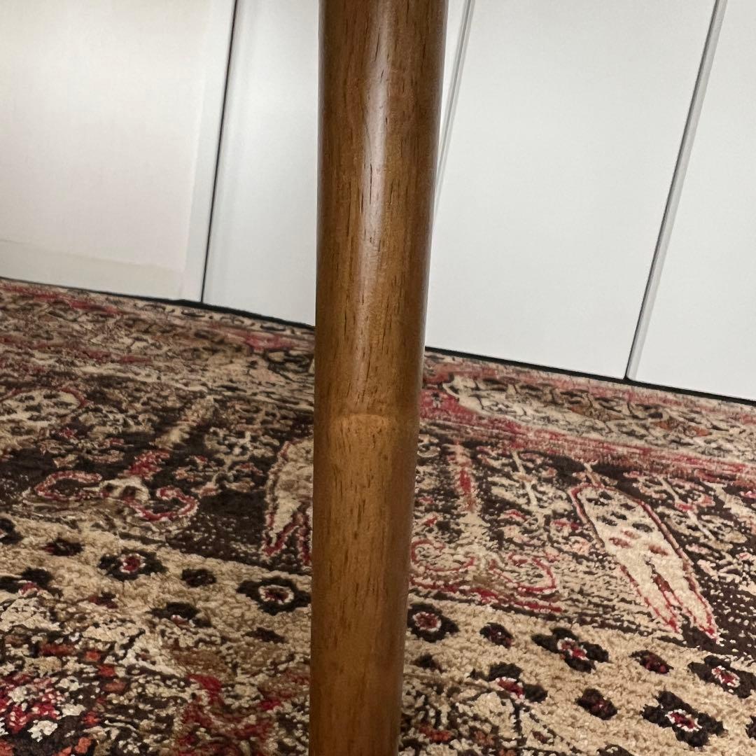 ダイニングテーブル 正方形　750mm ミッドセンチュリー　ウォルナット