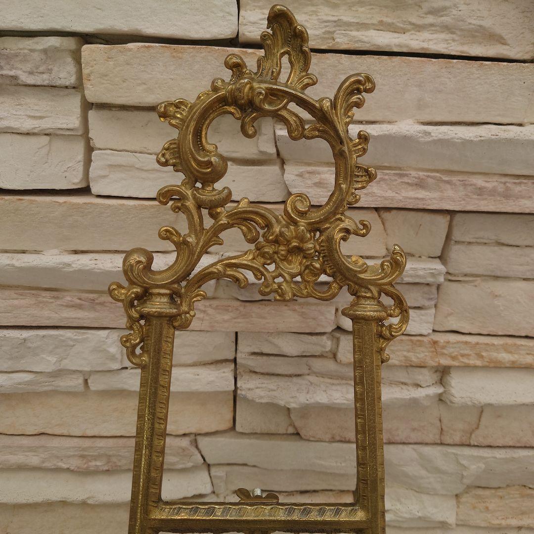 イタリア真鍮イーゼル特大2