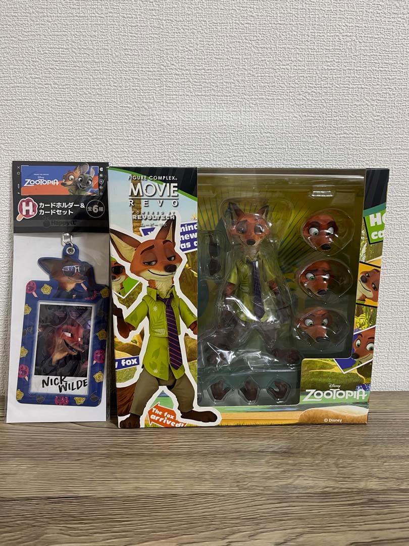 【中古/美品/おまけ付き】ムービーリボ 可動式フィギュア ズートピア ニック