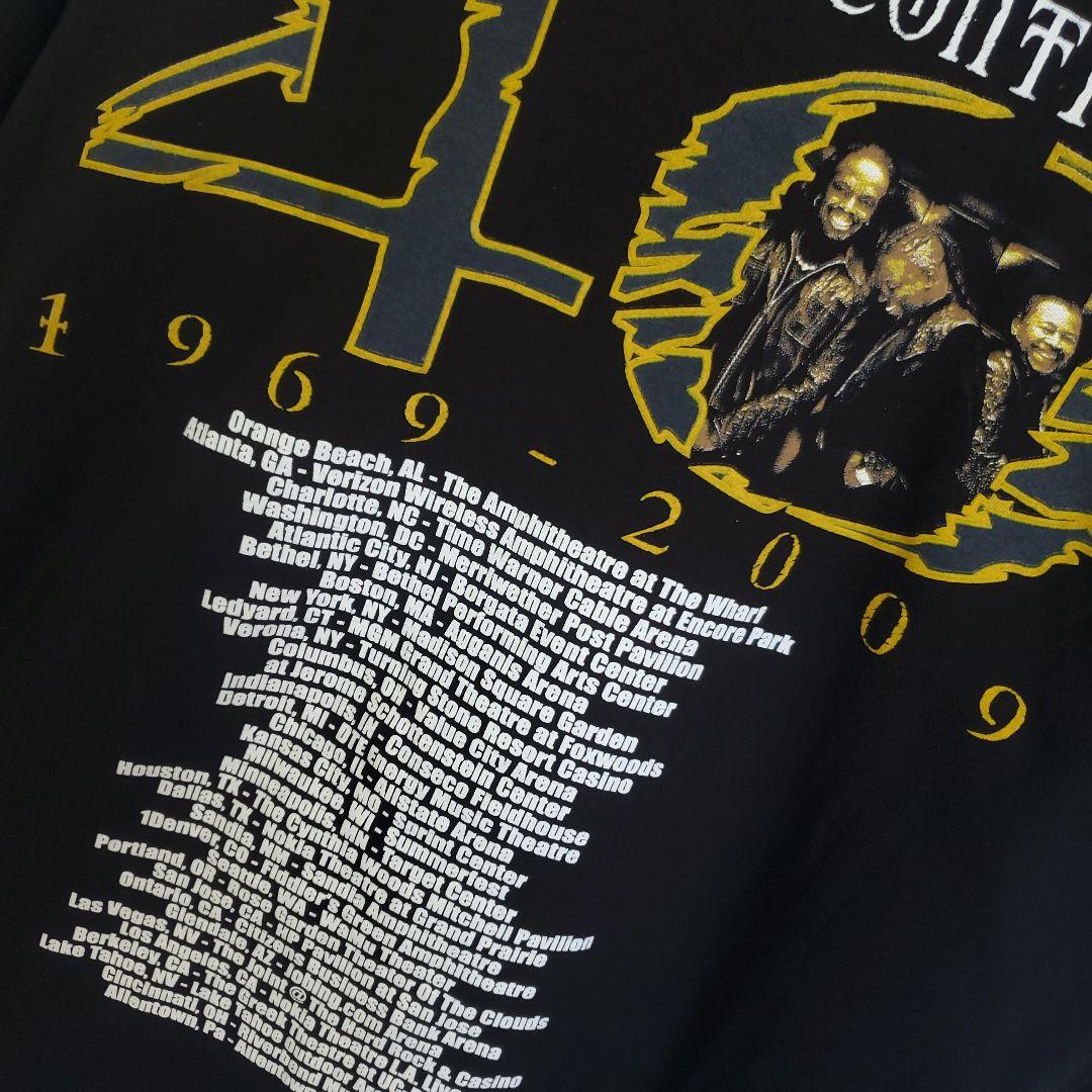 アース・ウィンド・アンド・ファイアー バンド Tシャツ 黒