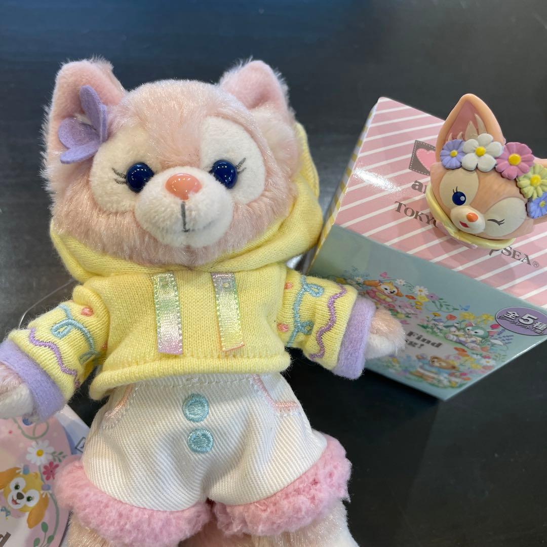 カムファインドスプリング　ぬいぐるみバッジ　リング　リーナベル　ダッフィー