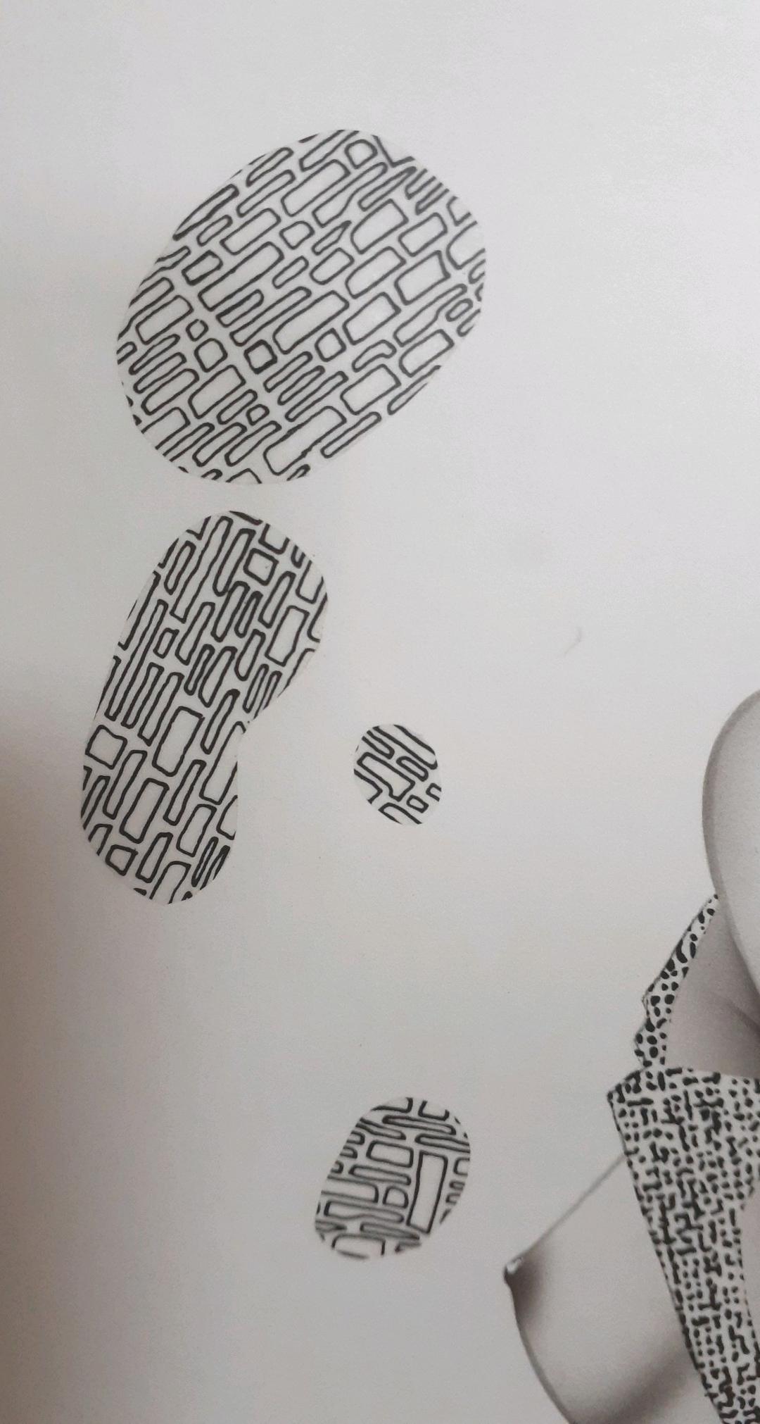 作者不明　女性像　上紙貼り付け仕上げ　SM　額装