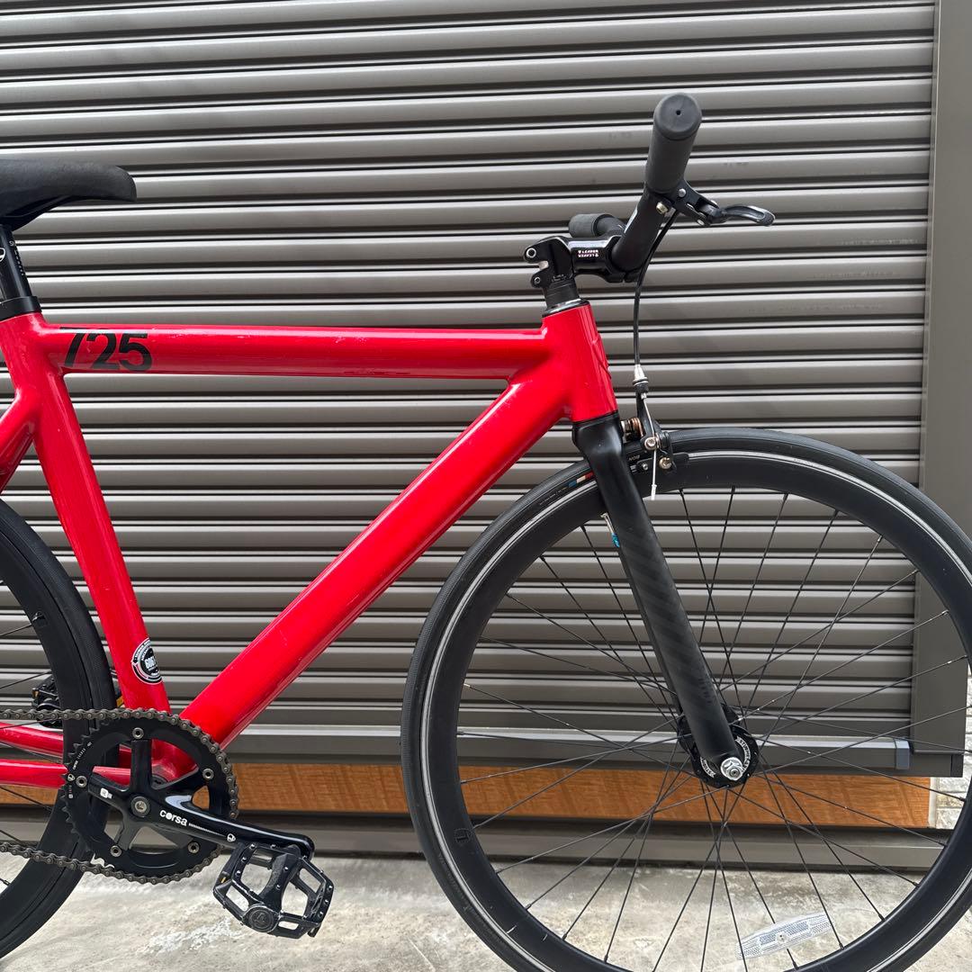 【直接引取】LEADER BIKE 725 DUOMATIC 前ブレーキカスタム