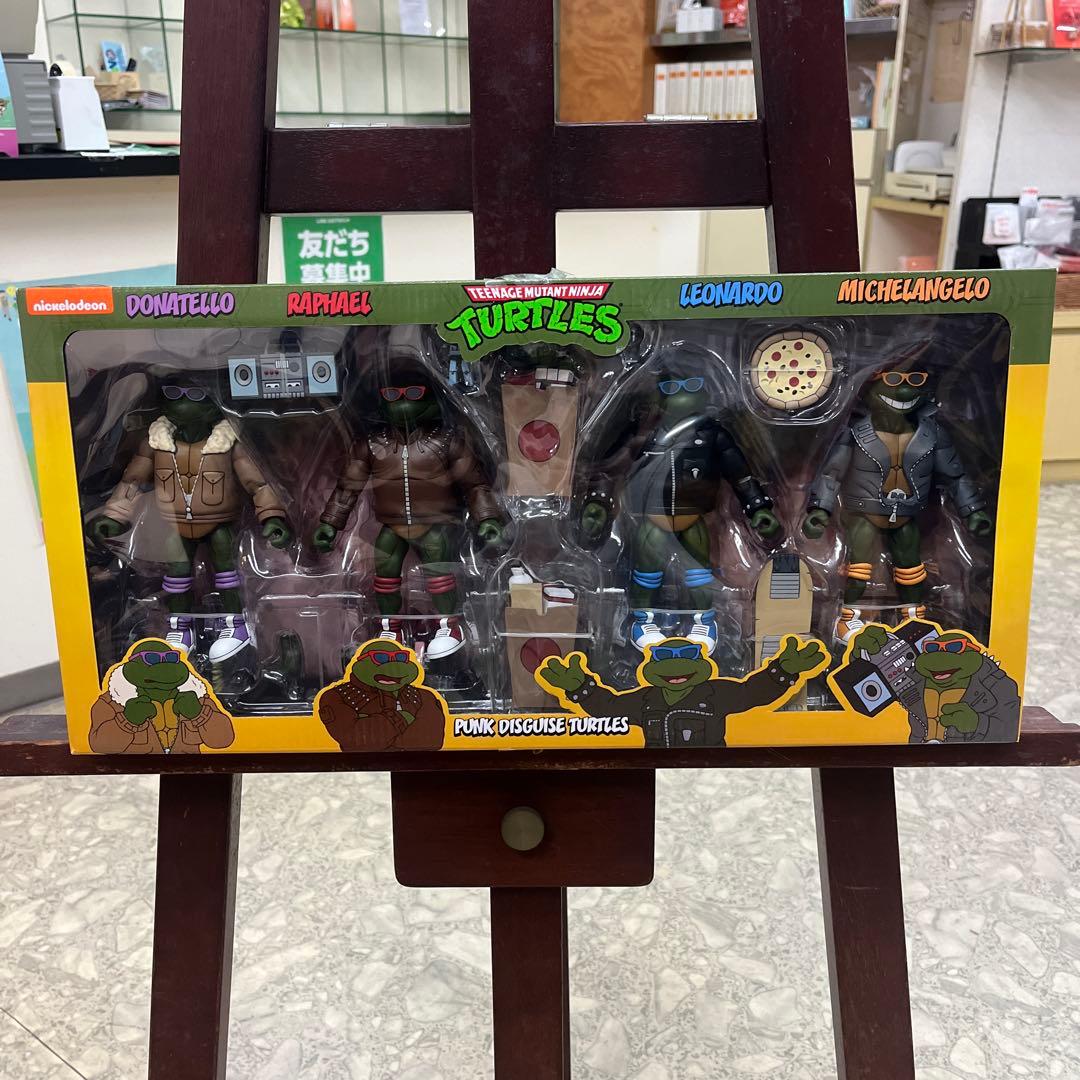TMNT NECAミュータント・ニンジャ・タートルズ パンクフィギュア4体セット