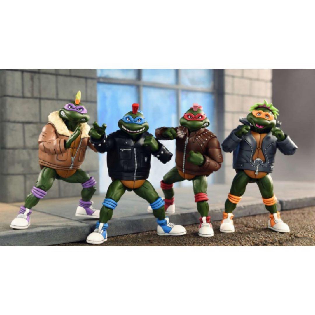 TMNT NECAミュータント・ニンジャ・タートルズ パンクフィギュア4体セット