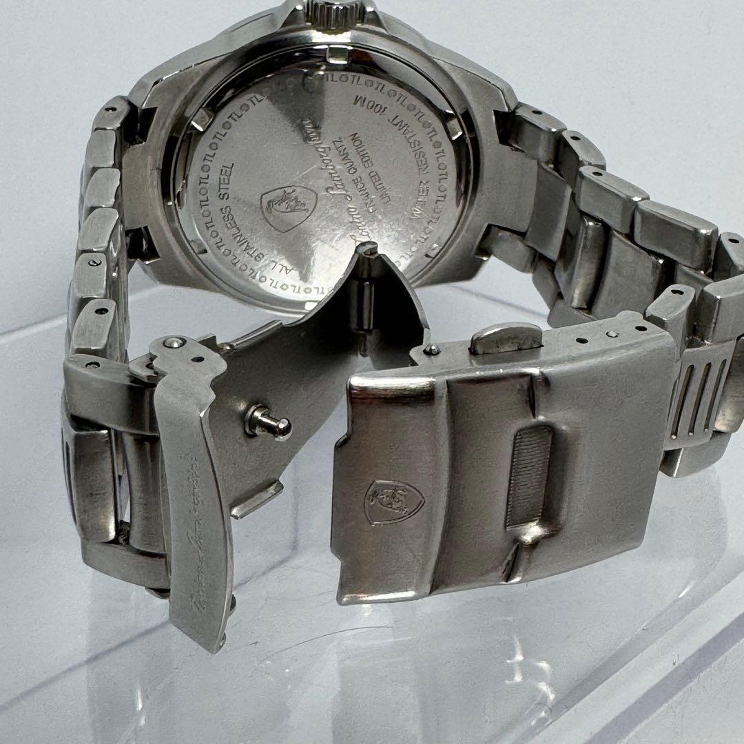 『希少』トニーノ・ランボルギーニ メンズクォーツ腕時計 クロノグラフ