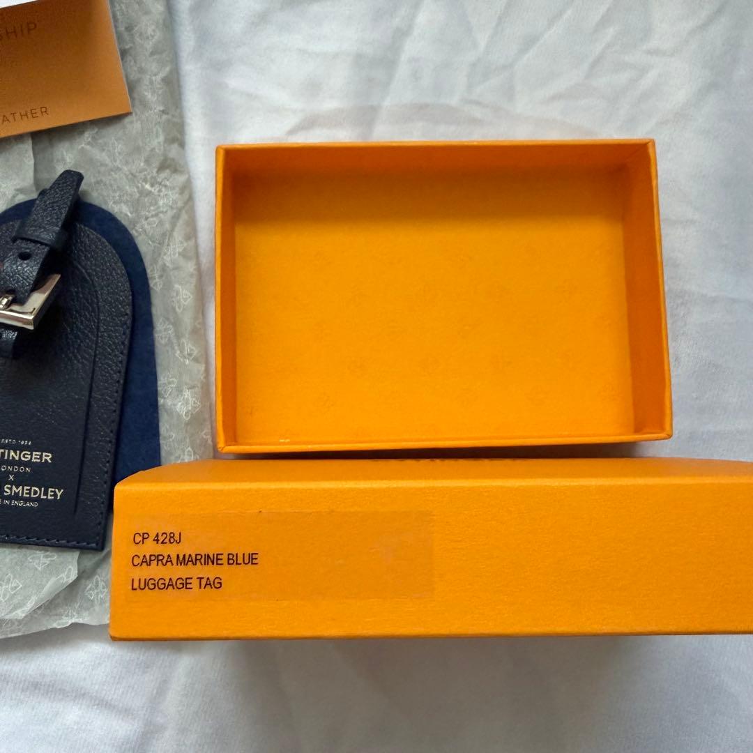 新品未使用 超希少JOHN SMEDLEY × ETTINGER ラゲッジタグ