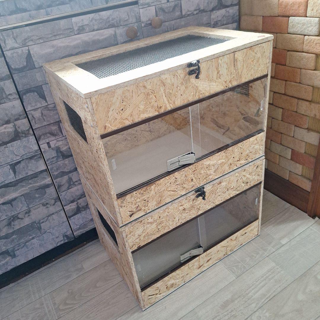 OSB木製ケージ(未使用)2個セット