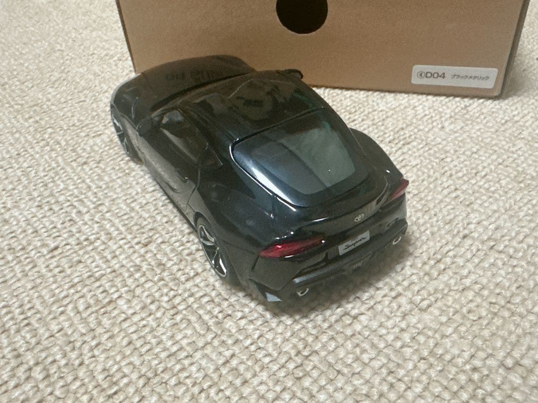 GR スープラ (Supra) ブラックメタリック　カラーサンプル　ミニカー