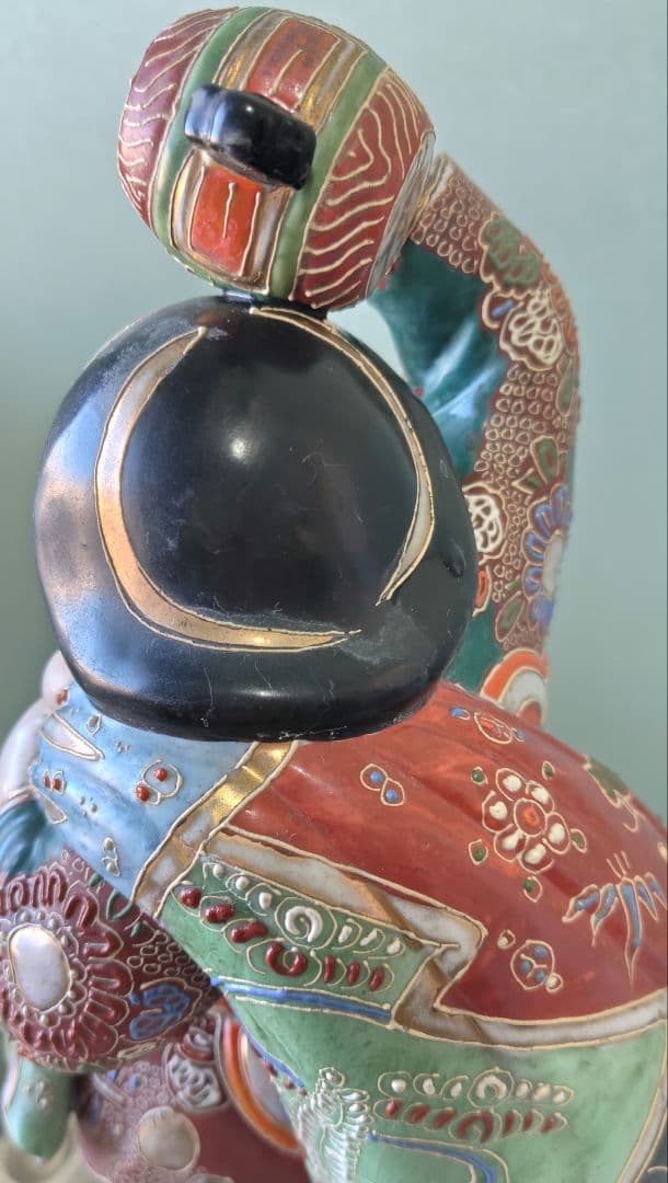 大黒天 置物 七福神 古美術品 金彩 骨董品 アンティーク　縁起物