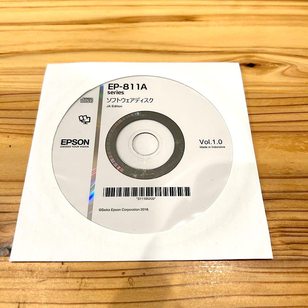 EPSON プリンター EP-811aw ジャンク品 ホワイト インクジェット