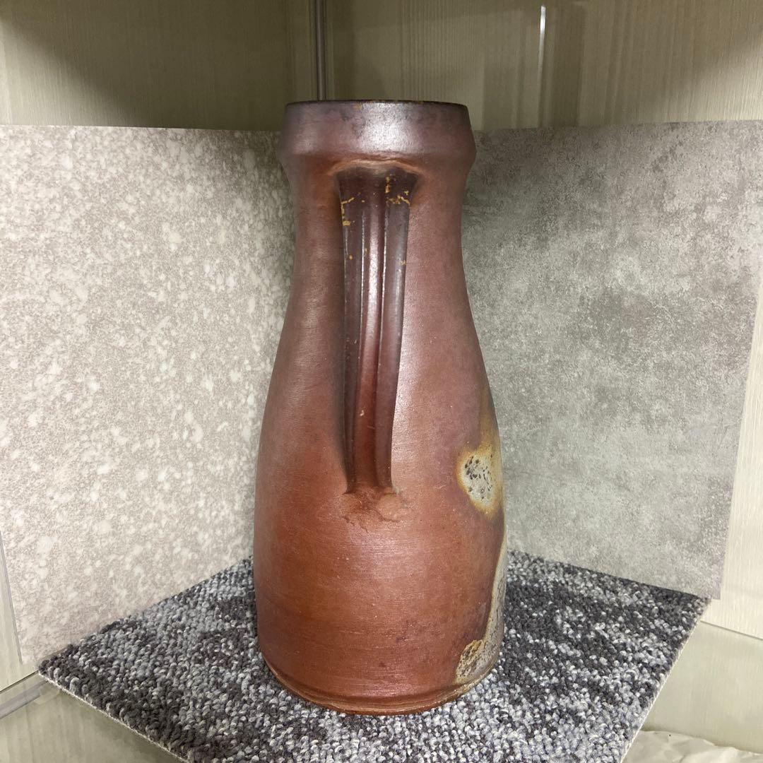 備前焼　水差し　ピッチャー　作家物　25センチ