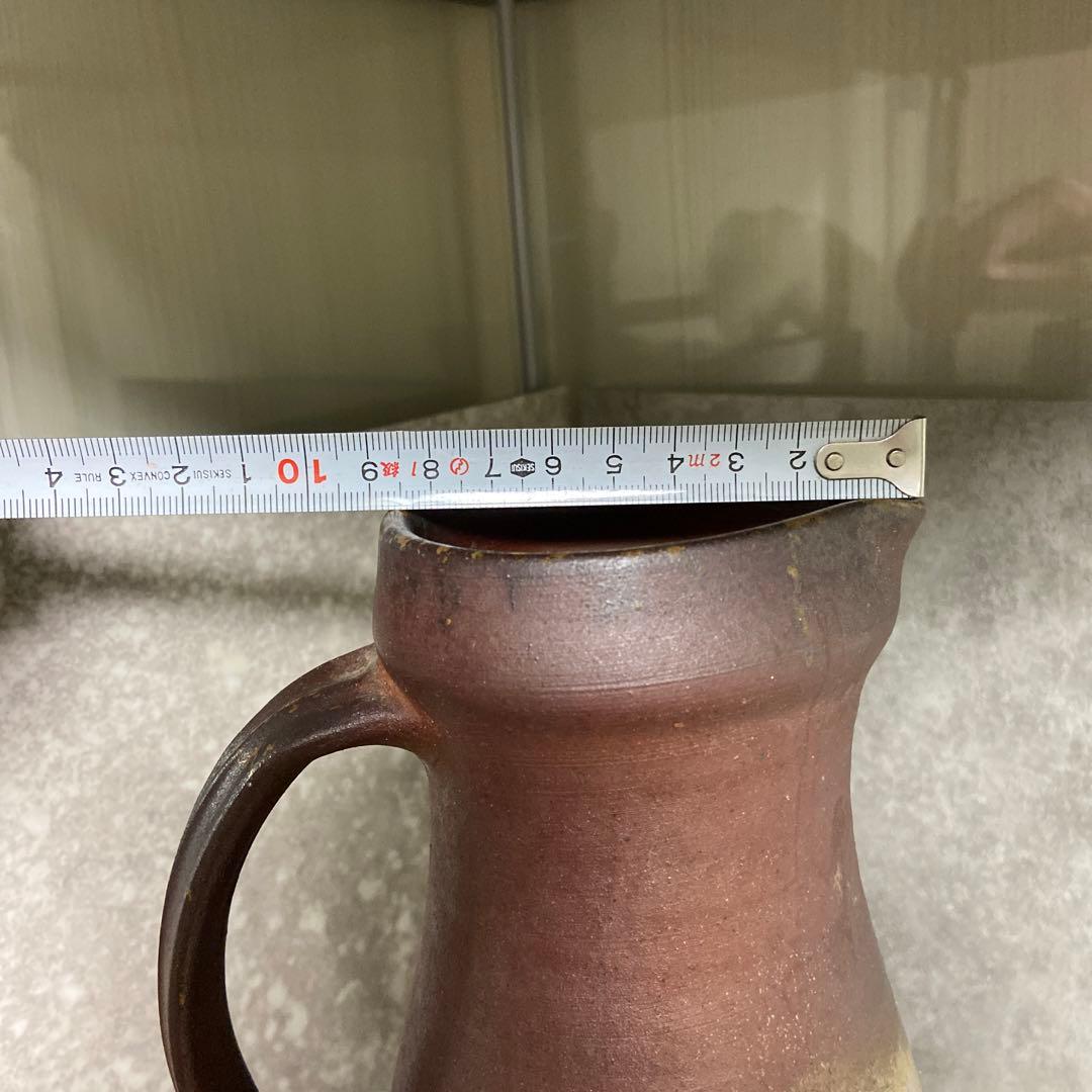 備前焼　水差し　ピッチャー　作家物　25センチ